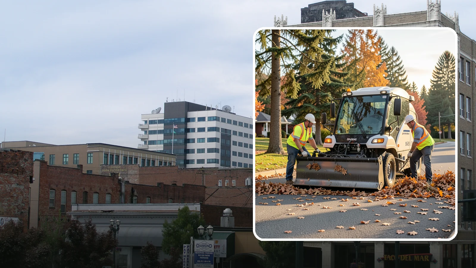 Leaf Removal Program in Everett, Snohomish County, WA - A managed seasonal program that schedules recurring leaf pickups across a jurisdiction.