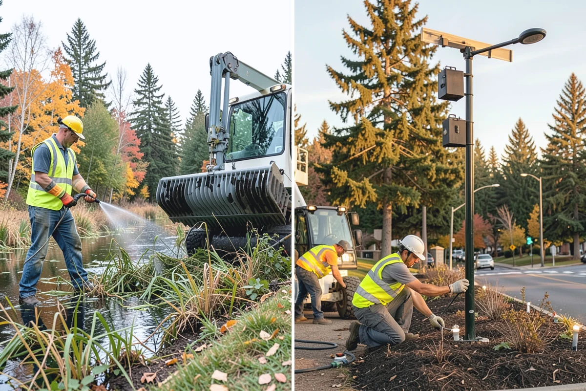 Leaf Removal Program in Granite Falls, Snohomish County, WA - Divide the jurisdiction into collection zones