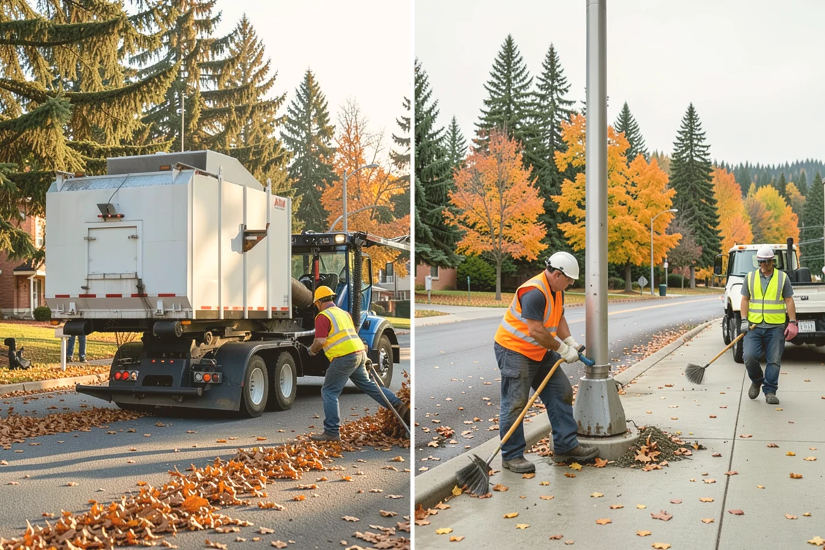 Leaf Removal Program in Index, Snohomish County, WA - Divide the jurisdiction into collection zones