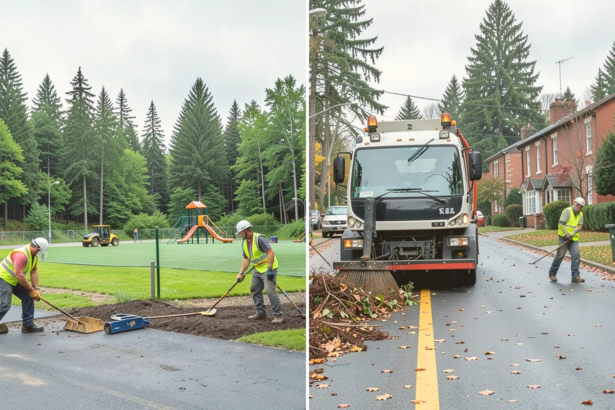 Leaf Removal Program in Kent, King County, WA - Divide the jurisdiction into collection zones