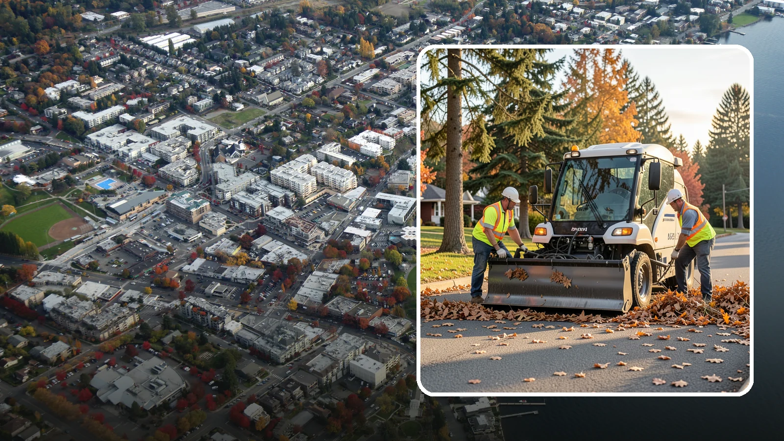 Leaf Removal Program in Kirkland, King County, WA - A managed seasonal program that schedules recurring leaf pickups across a jurisdiction.