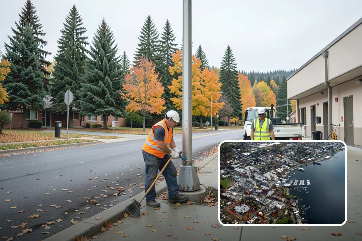 Leaf Removal Program in Kirkland, King County, WA - Published zone-based schedule