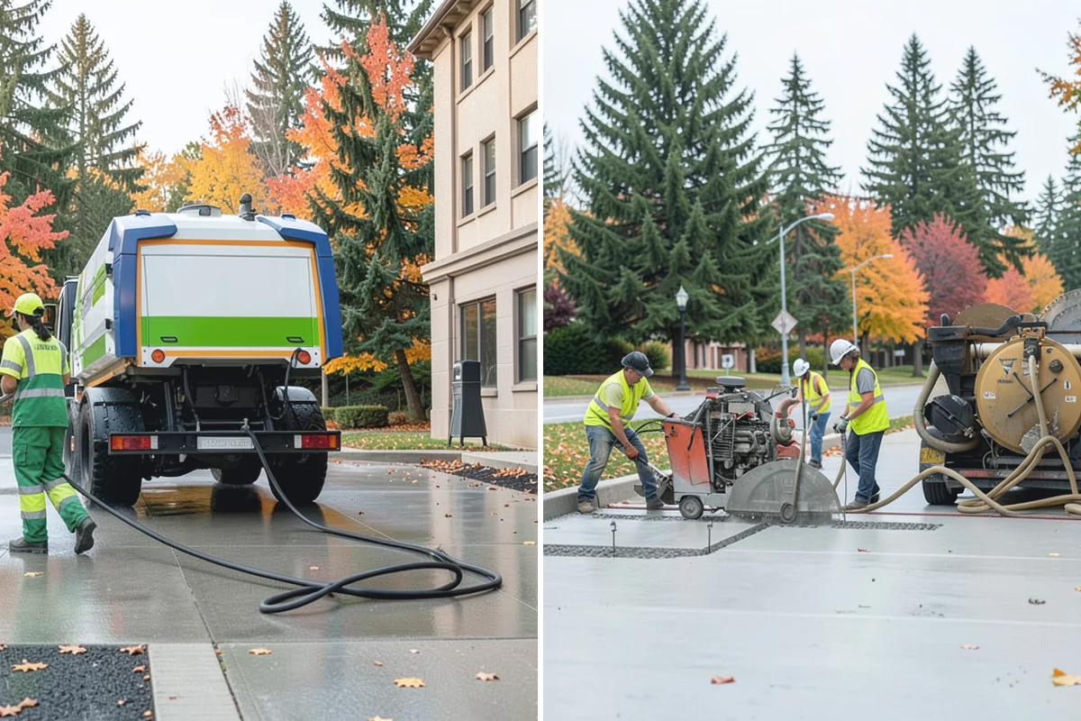 Leaf Removal Program in Medina, King County, WA - Divide the jurisdiction into collection zones