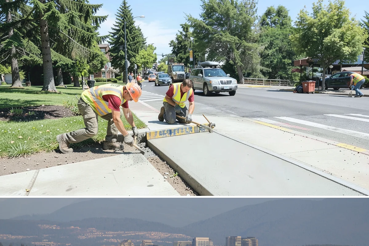 Leaf Removal Program in Medina, King County, WA - The program is timed to the full autumn drop, with pass frequency peaking at the height of leaf fall.