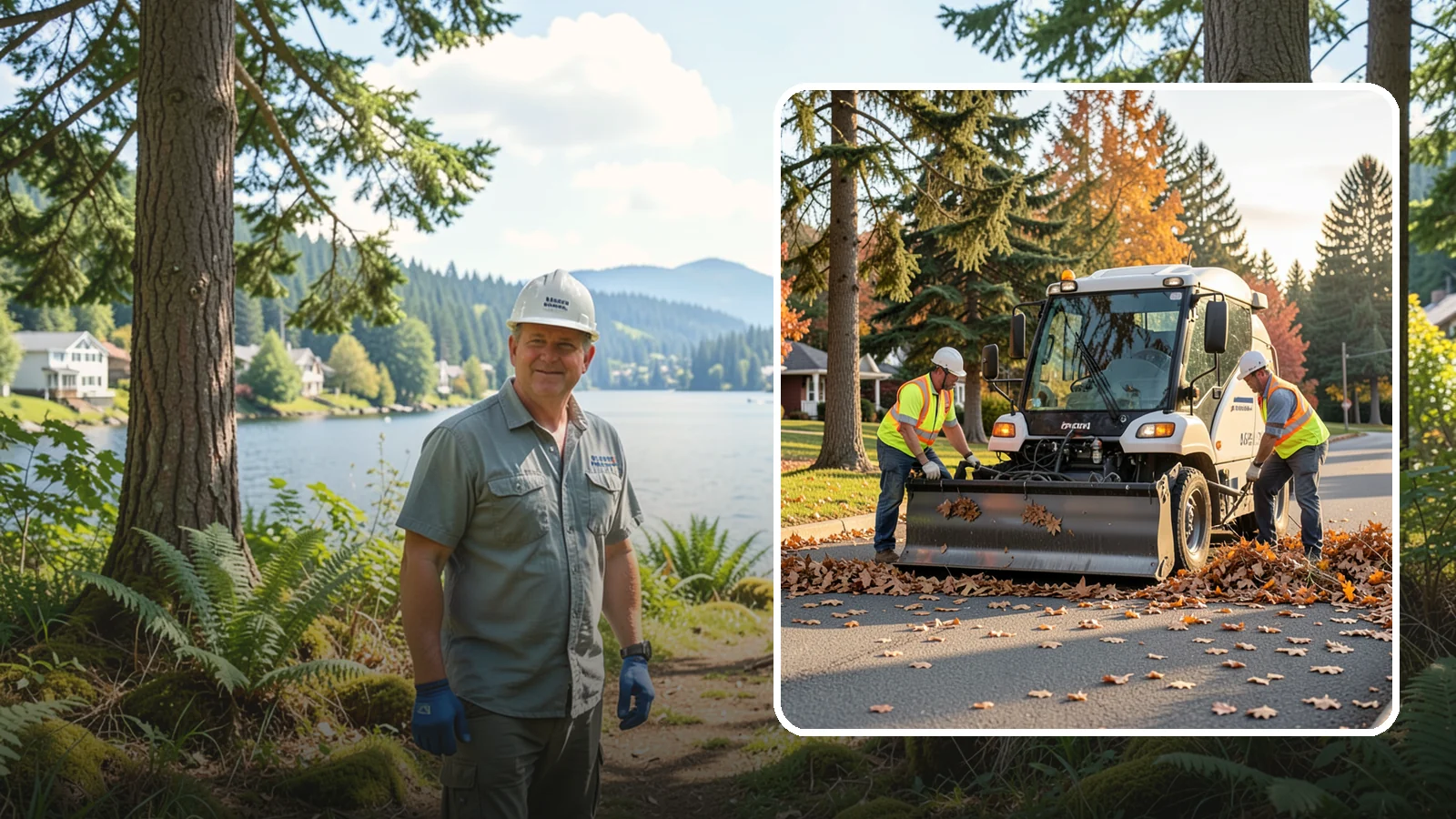 Leaf Removal Program in Milton, King County, WA - A managed seasonal program that schedules recurring leaf pickups across a jurisdiction.