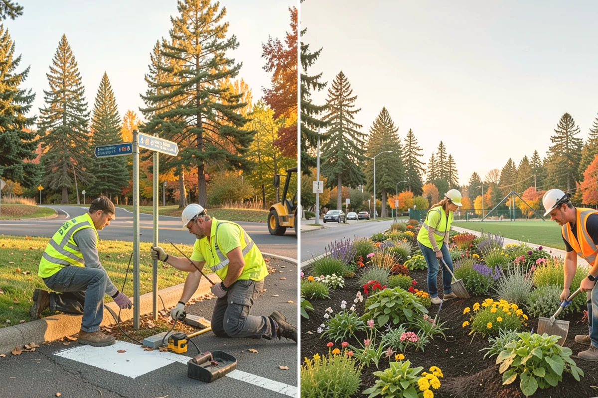 Leaf Removal Program in Mount Vernon, Skagit County, WA - Divide the jurisdiction into collection zones