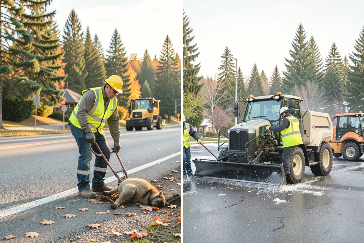 Leaf Removal Program in Mountlake Terrace, Snohomish County, WA - Divide the jurisdiction into collection zones