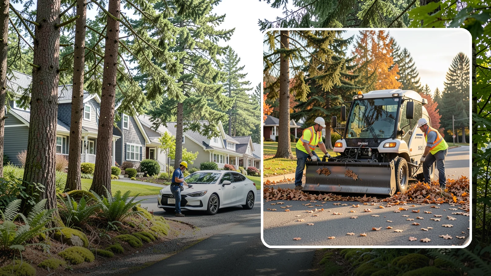 Leaf Removal Program in Normandy Park, King County, WA - A managed seasonal program that schedules recurring leaf pickups across a jurisdiction.