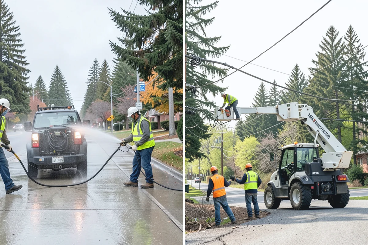 Leaf Removal Program in Redmond, King County, WA - Divide the jurisdiction into collection zones
