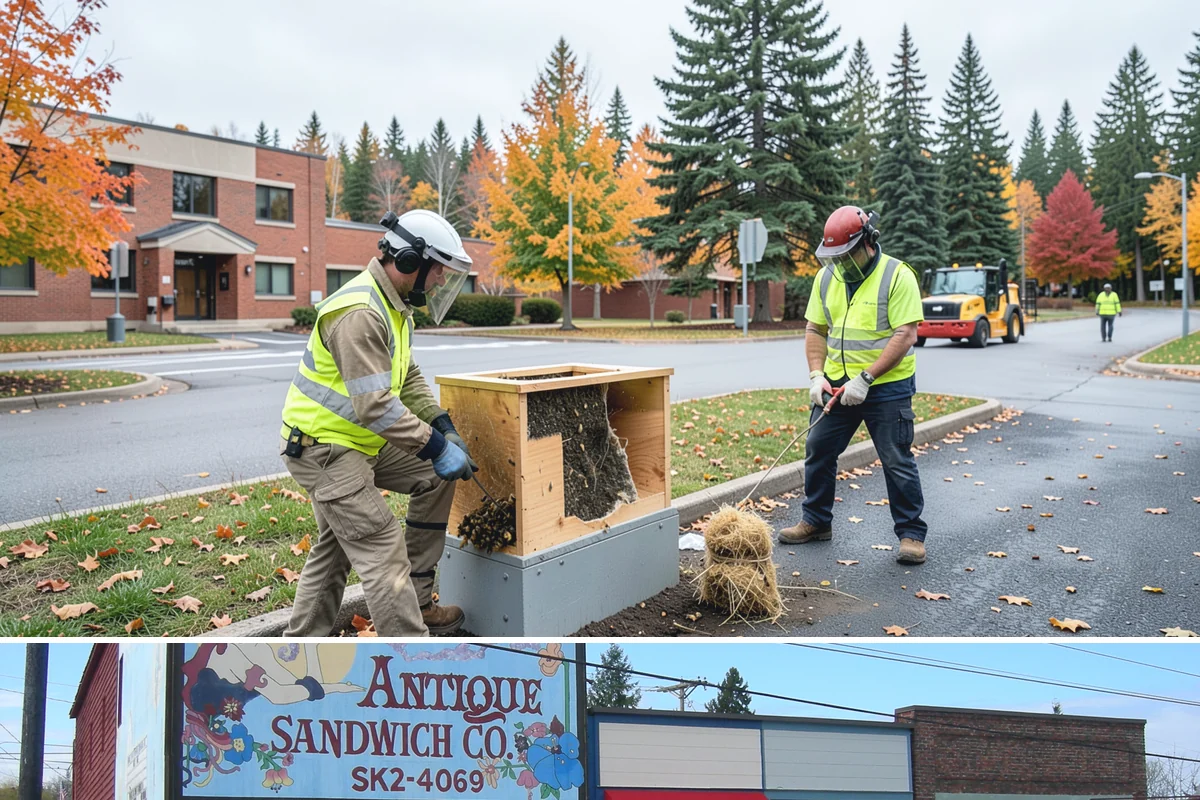 Leaf Removal Program in Ruston, Pierce County, WA - The program is timed to the full autumn drop, with pass frequency peaking at the height of leaf fall.