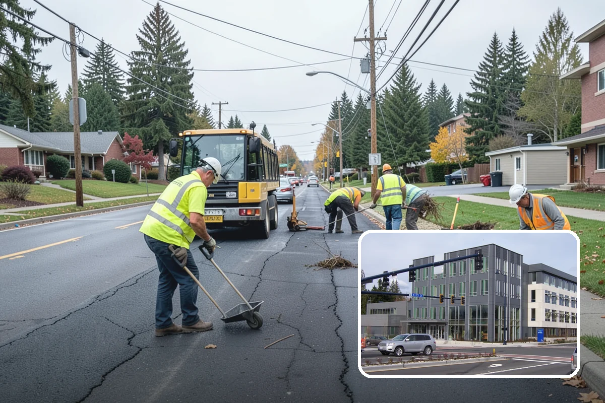 Leaf Removal Program in Shoreline, King County, WA - Published zone-based schedule
