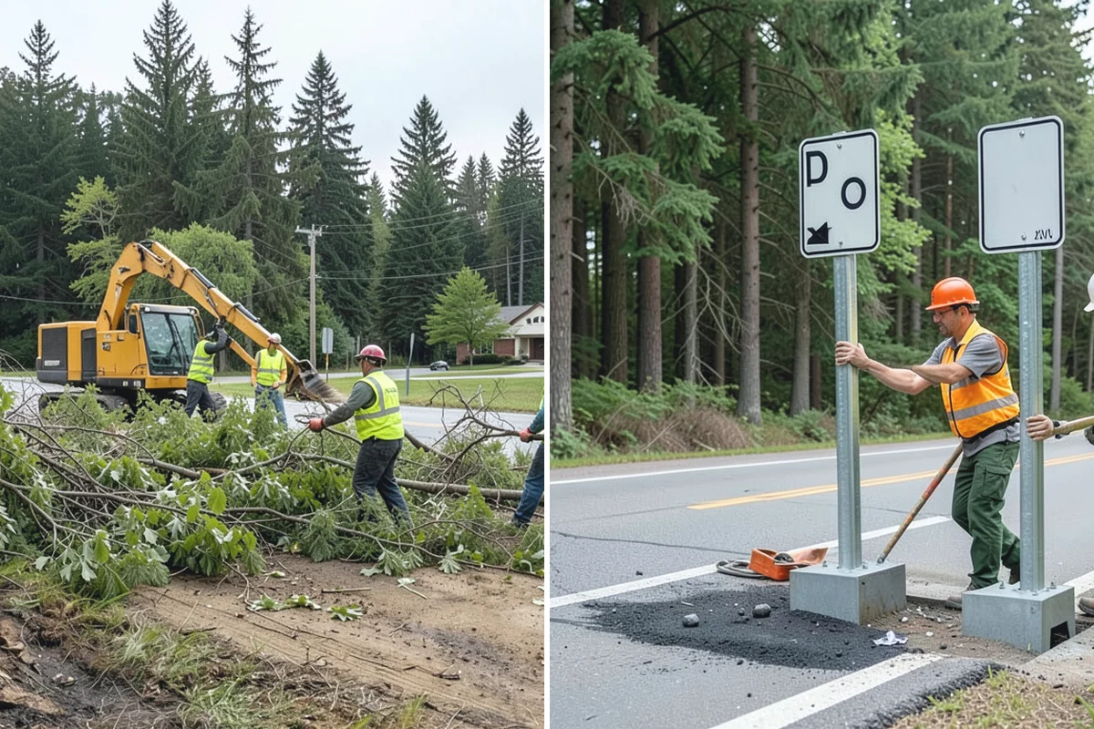 Leaf Removal Program in Skykomish, King County, WA - Divide the jurisdiction into collection zones