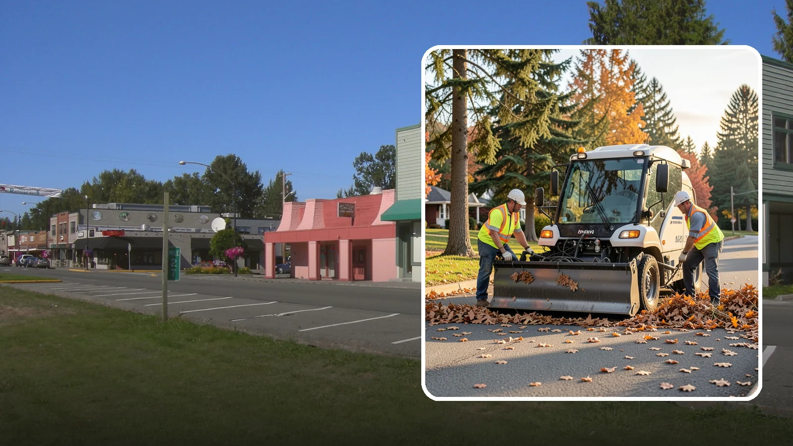 Leaf Removal Program in Snoqualmie, King County, WA - A managed seasonal program that schedules recurring leaf pickups across a jurisdiction.