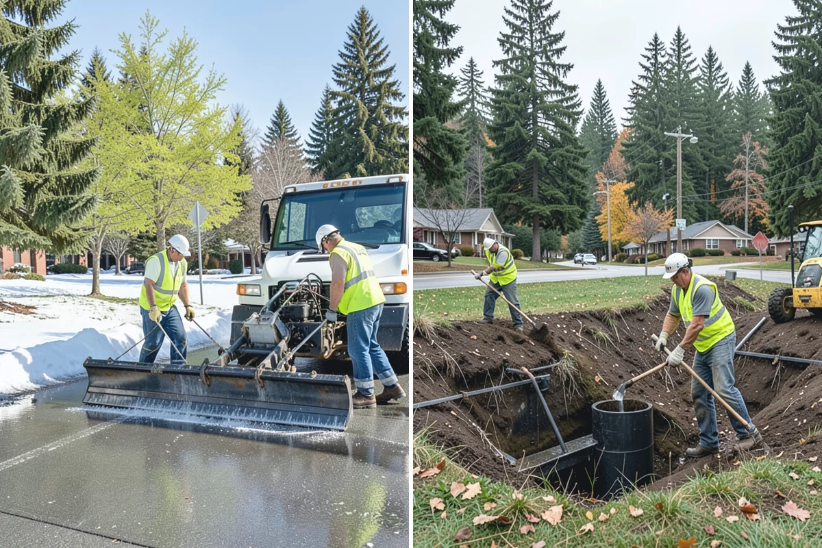 Leaf Removal Program in South Prairie, Pierce County, WA - Divide the jurisdiction into collection zones