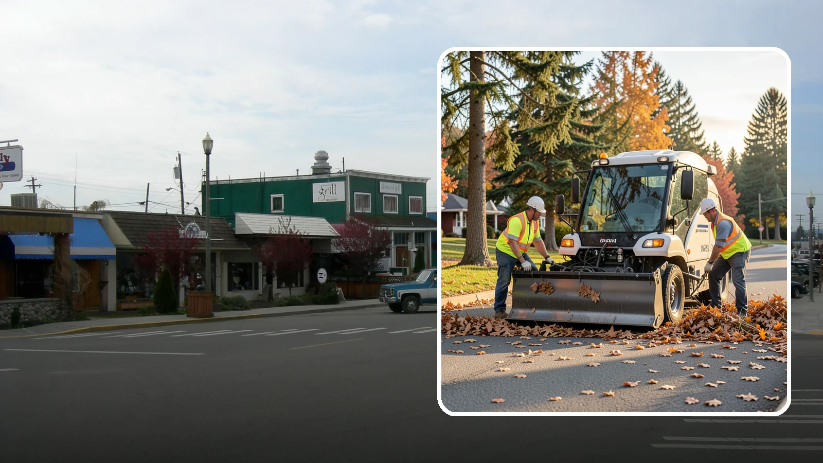 Leaf Removal Program in Stanwood, Snohomish County, WA - A managed seasonal program that schedules recurring leaf pickups across a jurisdiction.