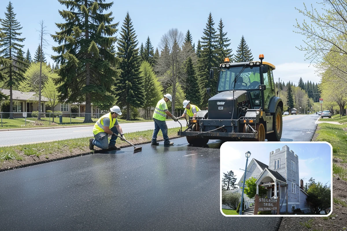 Leaf Removal Program in Steilacoom, Pierce County, WA - Published zone-based schedule