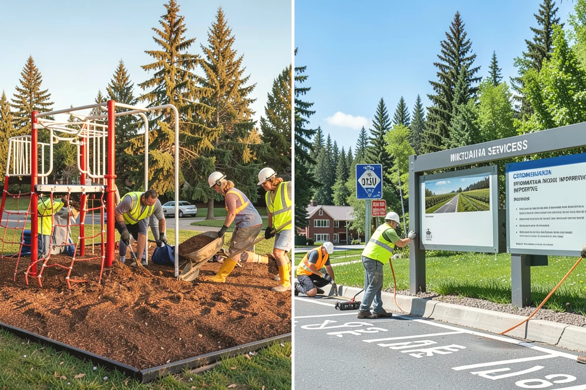 Leaf Removal Program in Steilacoom, Pierce County, WA - Divide the jurisdiction into collection zones