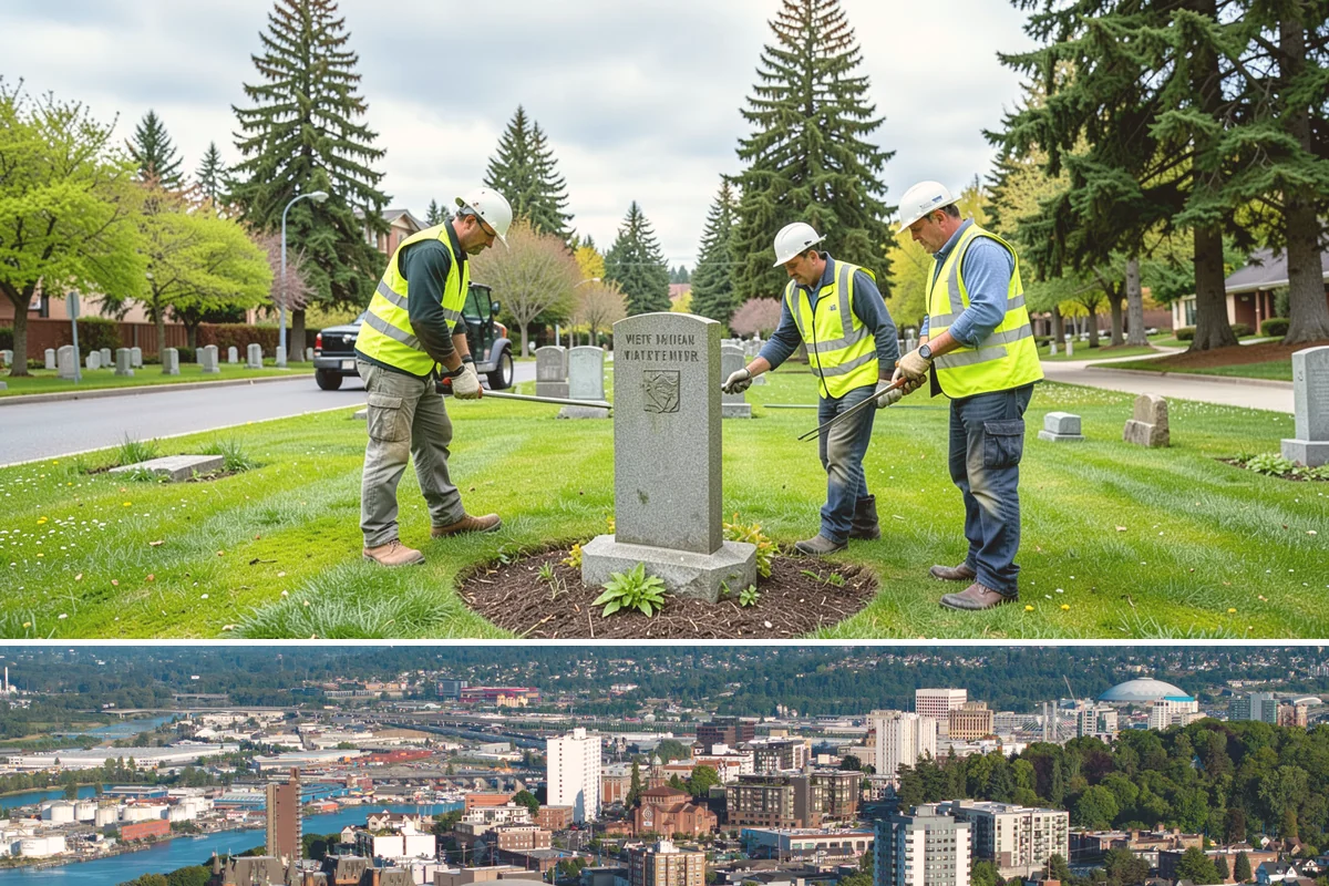Leaf Removal Program in Tacoma, Pierce County, WA - The program is timed to the full autumn drop, with pass frequency peaking at the height of leaf fall.