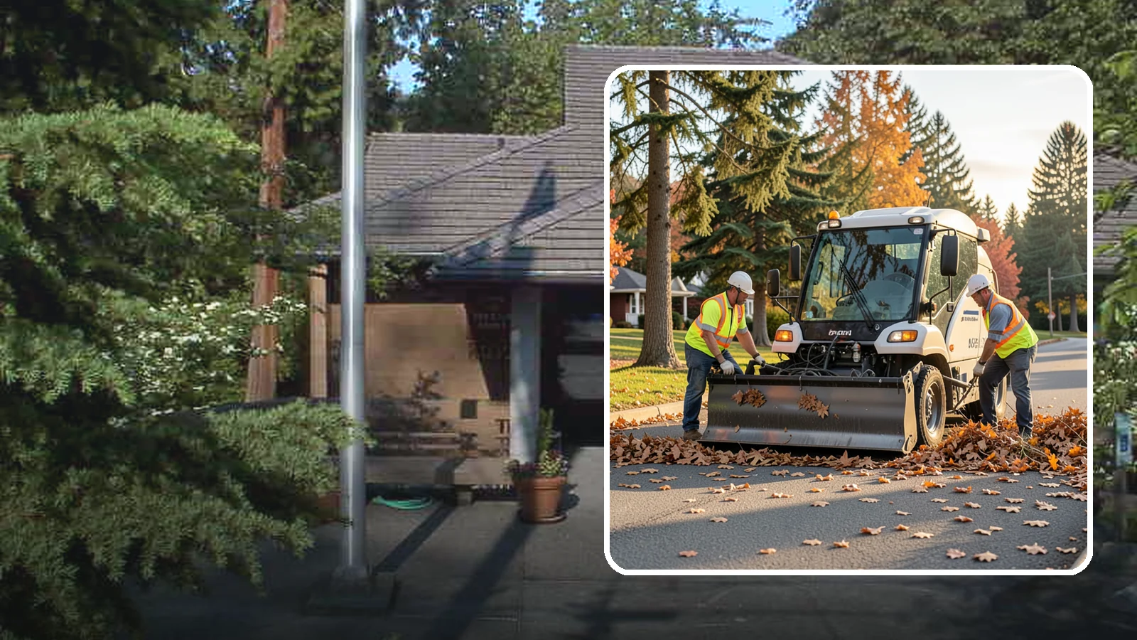 Leaf Removal Program in Yarrow Point, King County, WA - A managed seasonal program that schedules recurring leaf pickups across a jurisdiction.