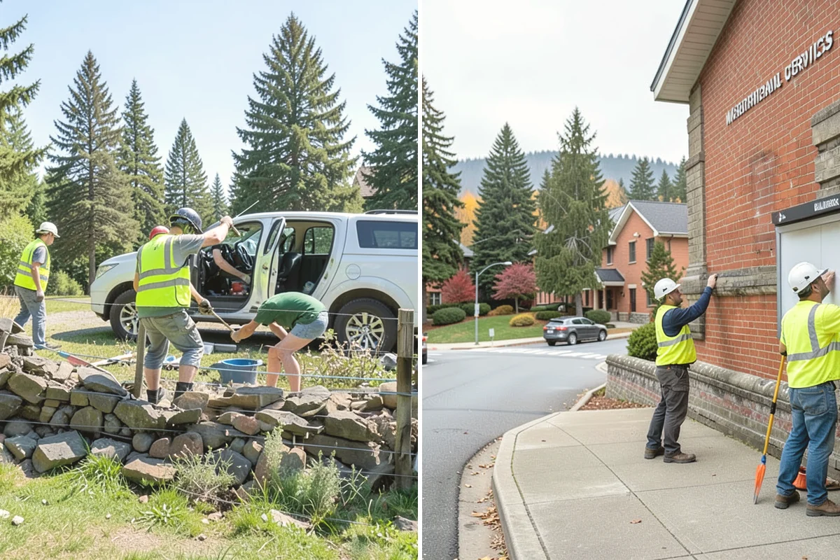Library Grounds Maintenance in Anacortes, Skagit County, WA - Review branch grounds and programming schedules with library staff