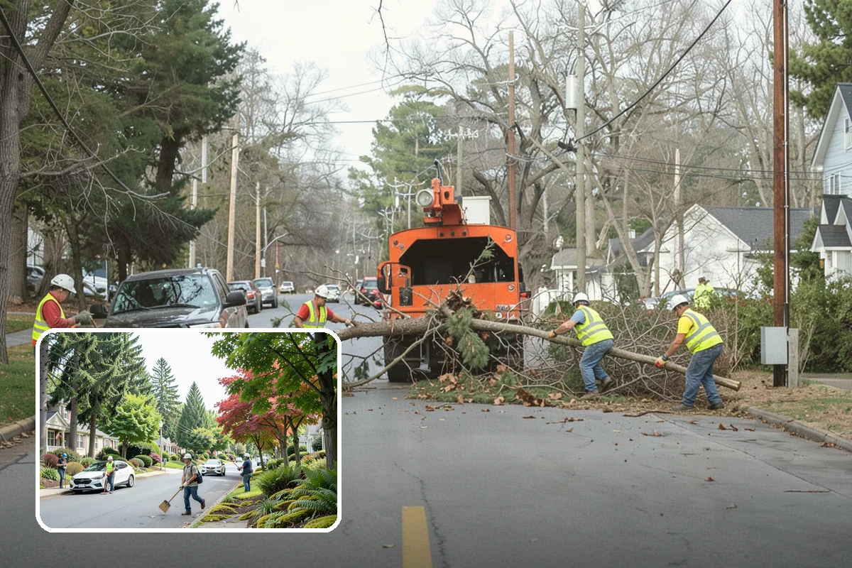 Library Grounds Maintenance in Beaux Arts Village, King County, WA - Inviting, hazard-free entrances for patrons of all ages