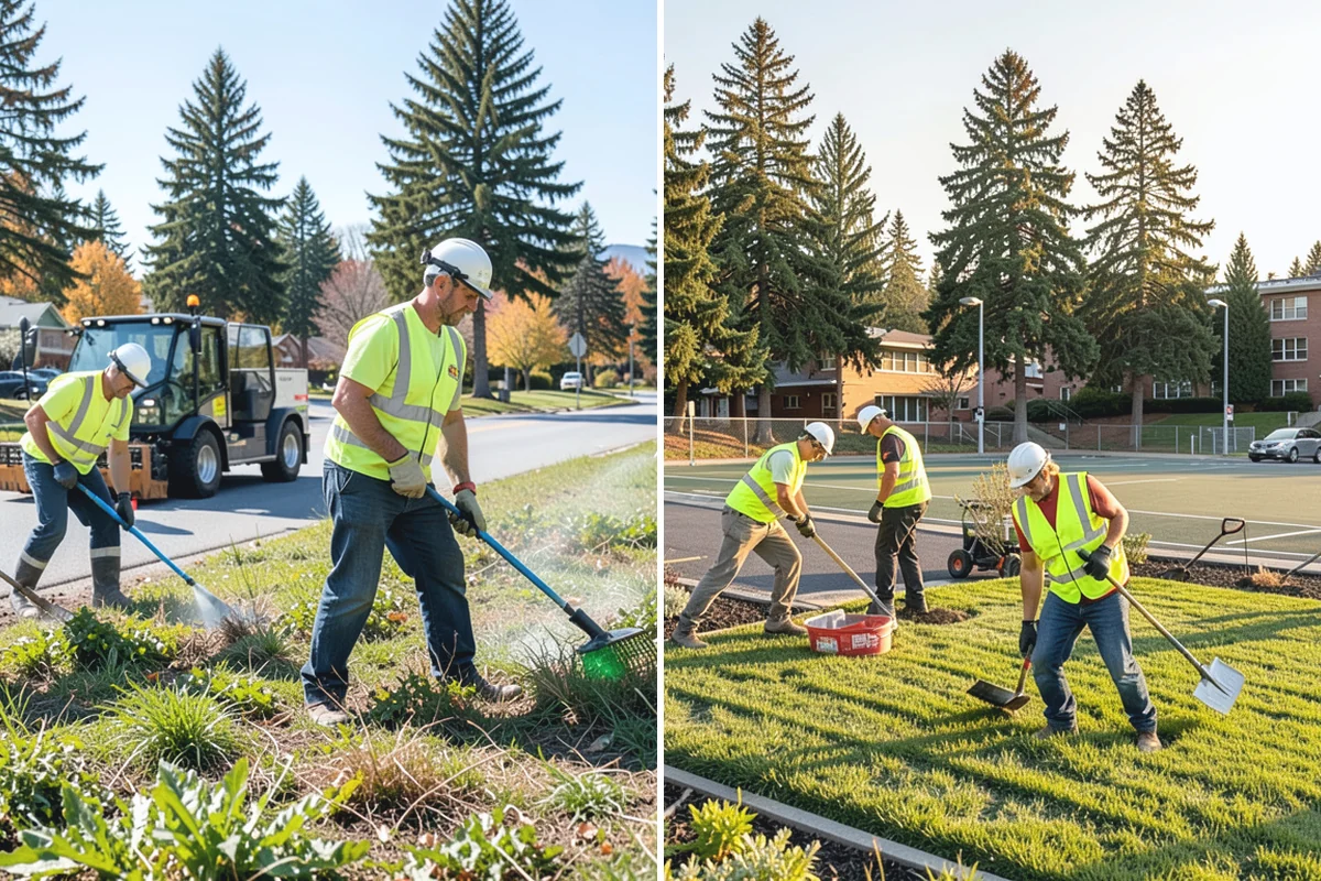 Library Grounds Maintenance in Bonney Lake, Pierce County, WA - Review branch grounds and programming schedules with library staff