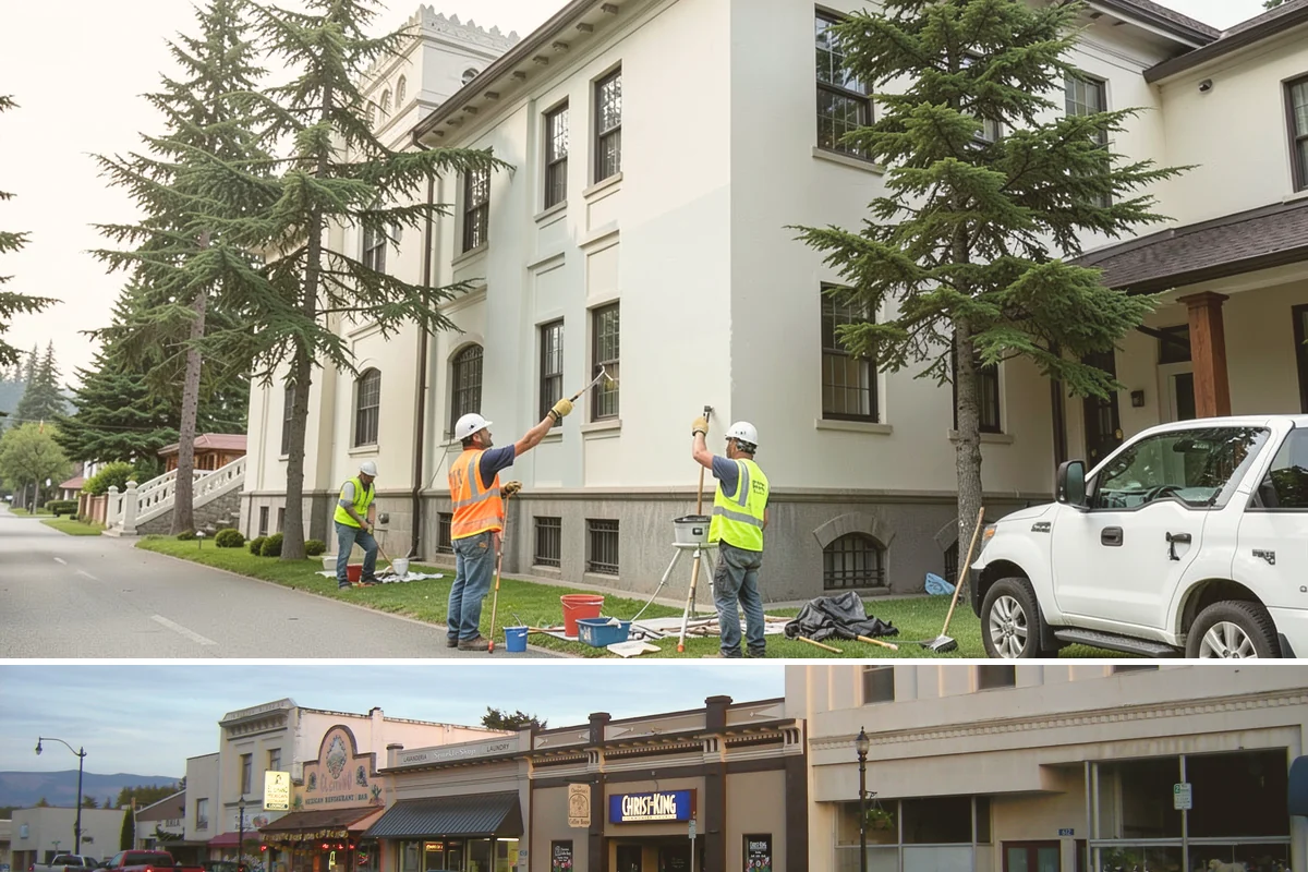 Library Grounds Maintenance in Burlington, Skagit County, WA - Spring planting refreshes entry beds before summer reading programs draw peak foot traffic.