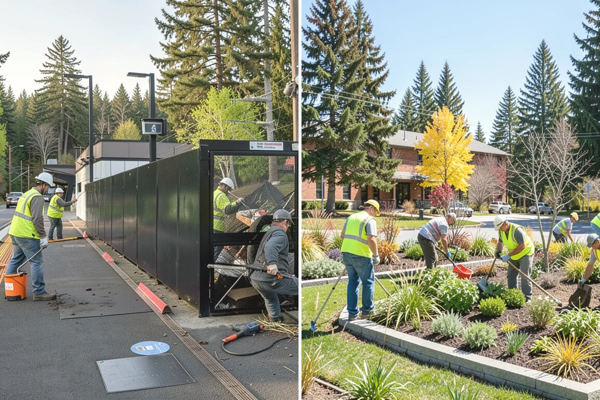 Library Grounds Maintenance in Carbonado, Pierce County, WA - Review branch grounds and programming schedules with library staff