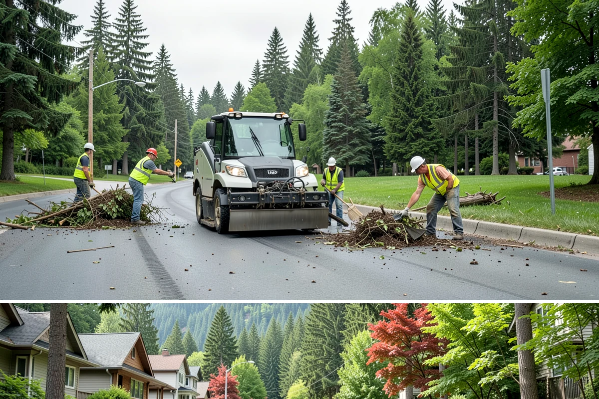 Library Grounds Maintenance in Darrington, Snohomish County, WA - Spring planting refreshes entry beds before summer reading programs draw peak foot traffic.