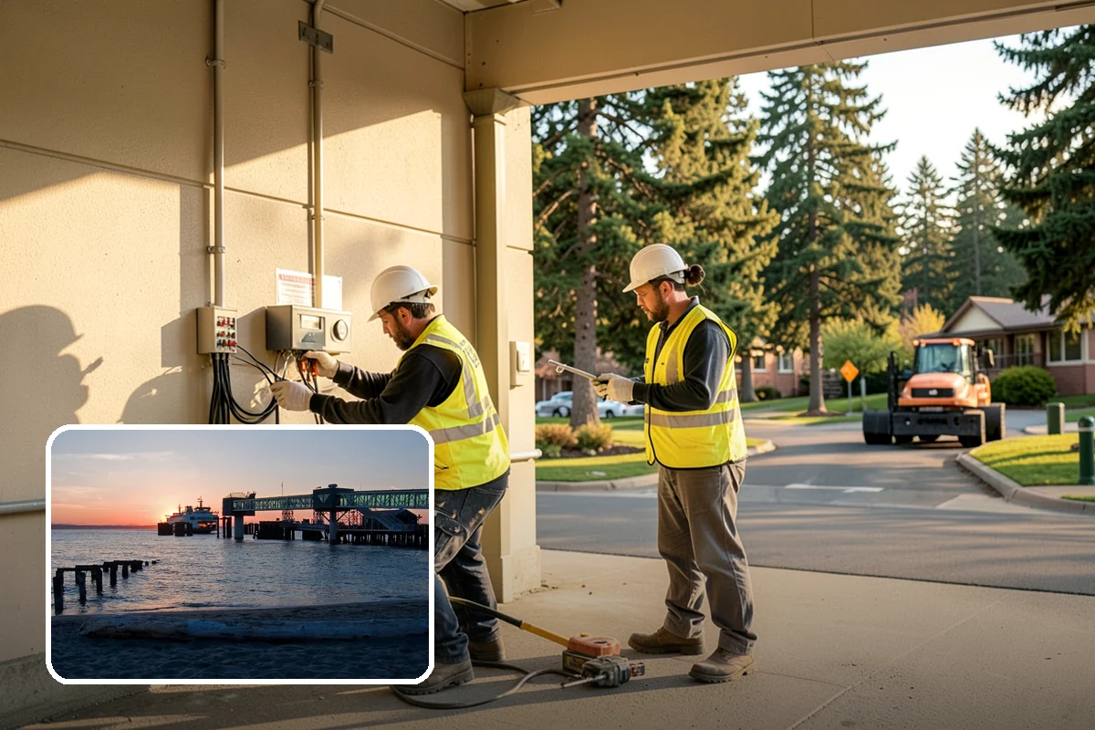 Library Grounds Maintenance in Edmonds, Snohomish County, WA - Inviting, hazard-free entrances for patrons of all ages