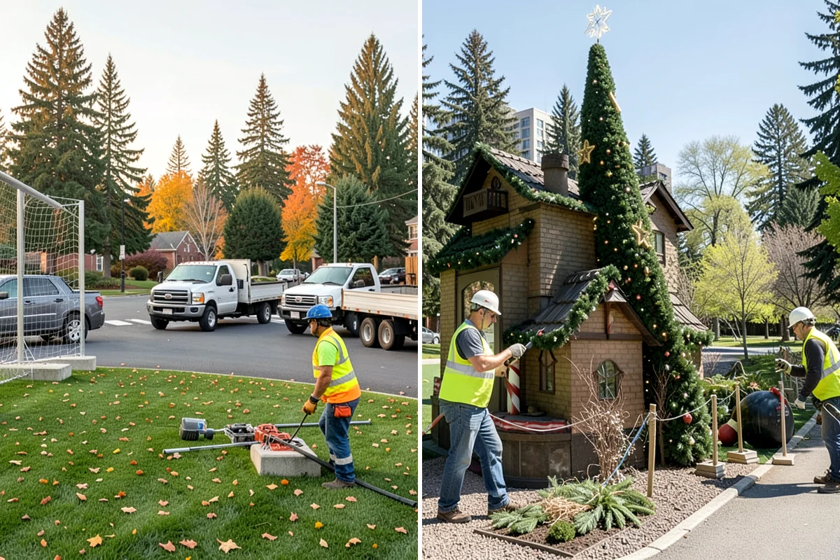 Library Grounds Maintenance in Everett, Snohomish County, WA - Review branch grounds and programming schedules with library staff