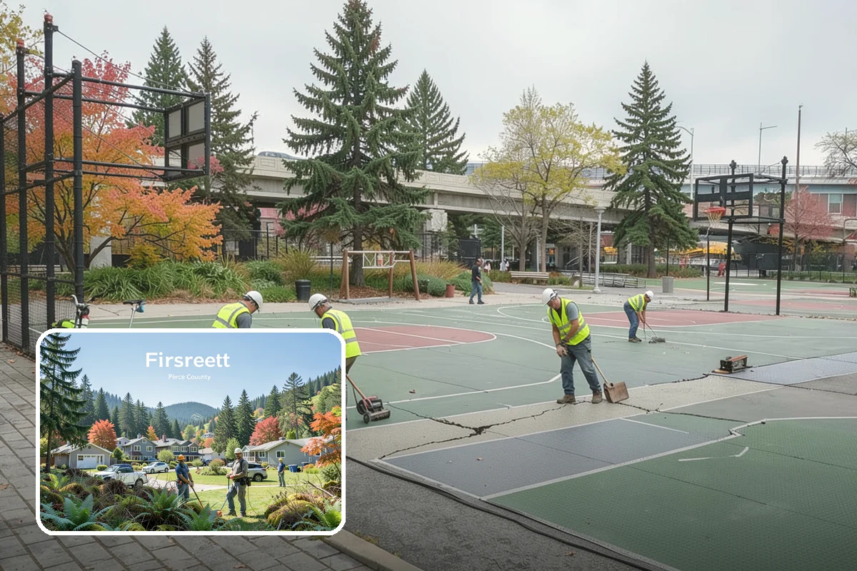 Library Grounds Maintenance in Fircrest, Pierce County, WA - Inviting, hazard-free entrances for patrons of all ages