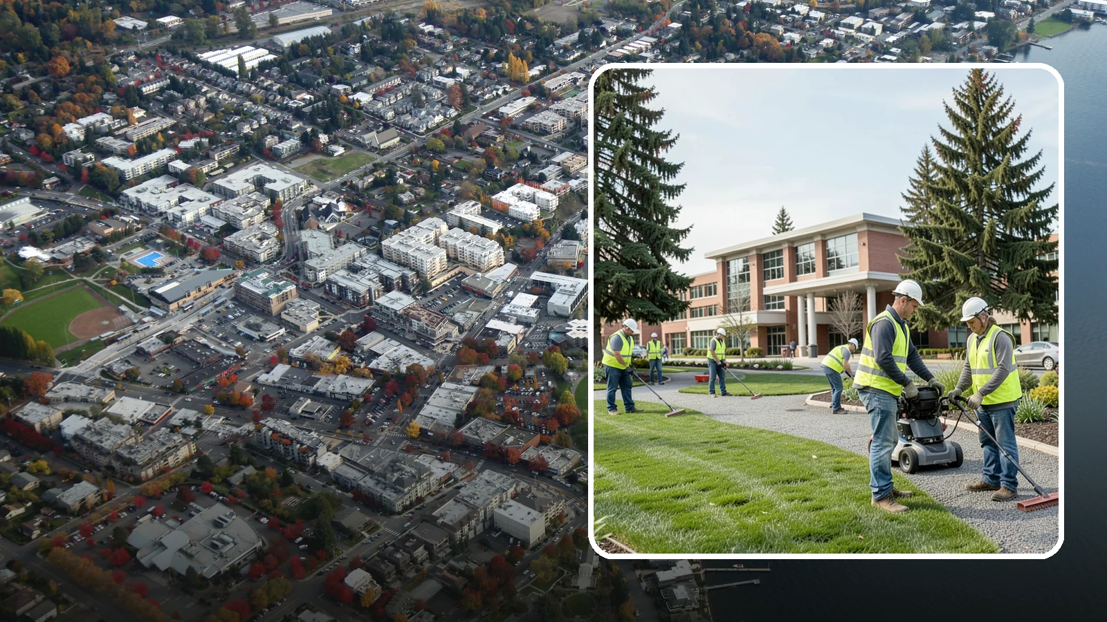 Library Grounds Maintenance in Kirkland, King County, WA - Grounds maintenance for public library branches and library district facilities throughout Western Washington.