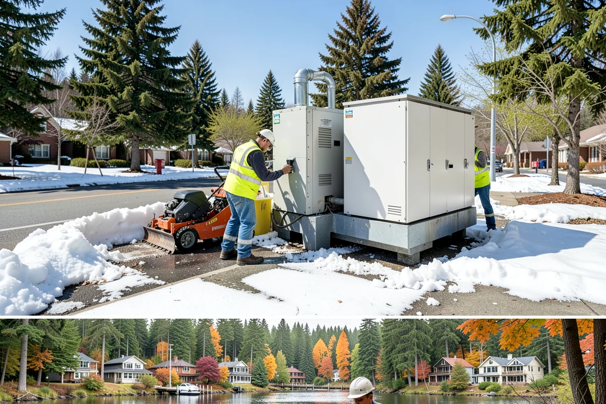 Library Grounds Maintenance in La Conner, Skagit County, WA - Spring planting refreshes entry beds before summer reading programs draw peak foot traffic.