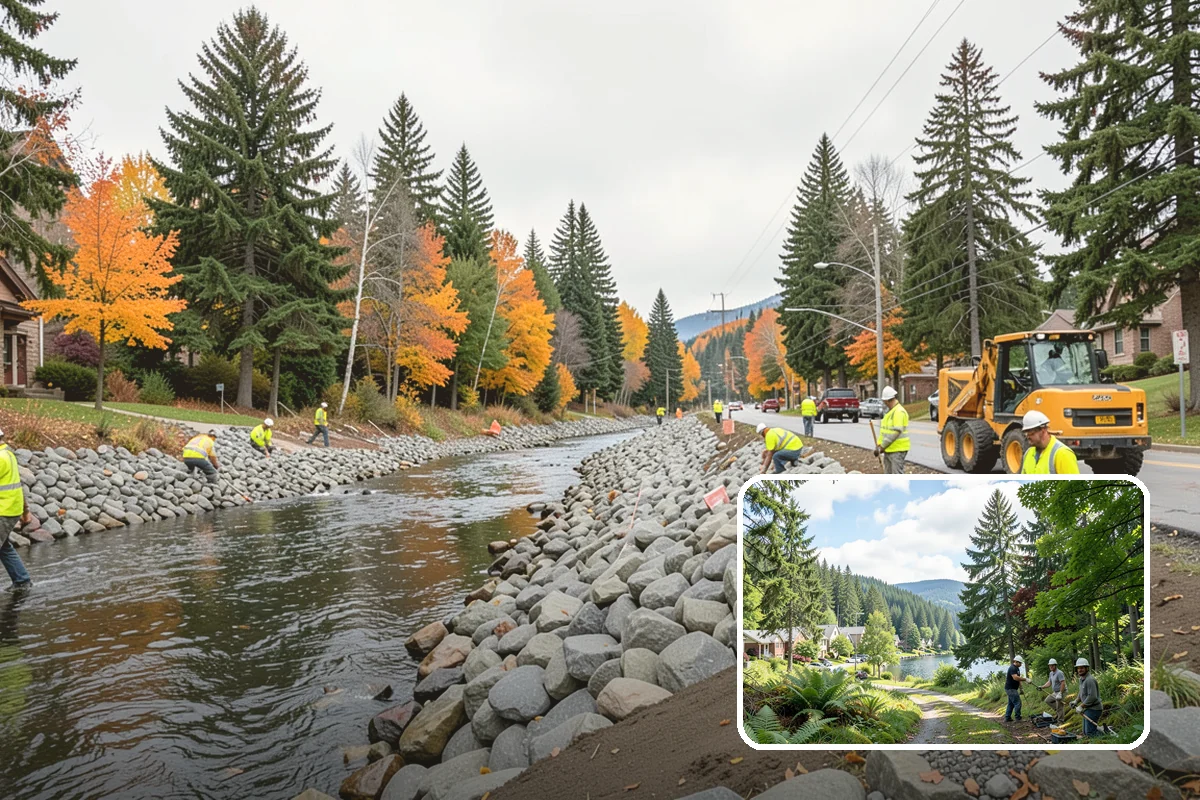 Library Grounds Maintenance in Lake Forest Park, King County, WA - Inviting, hazard-free entrances for patrons of all ages