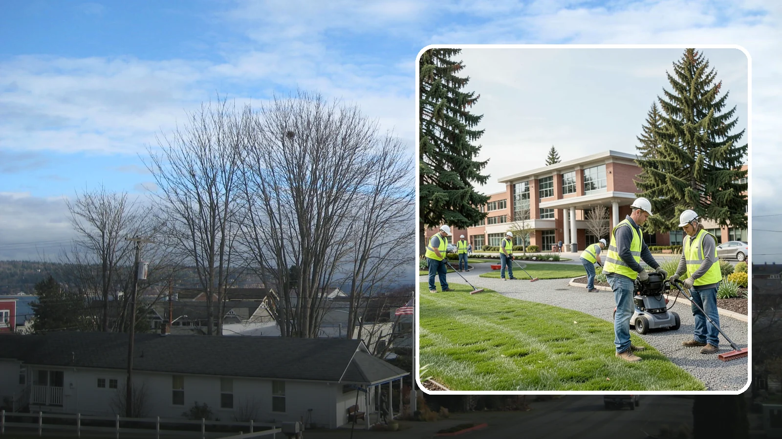 Library Grounds Maintenance in Langley, Island County, WA - Grounds maintenance for public library branches and library district facilities throughout Western Washington.