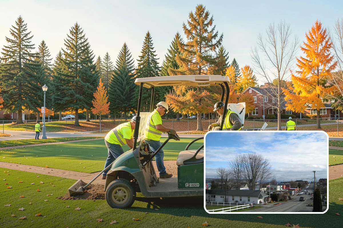 Library Grounds Maintenance in Langley, Island County, WA - Inviting, hazard-free entrances for patrons of all ages