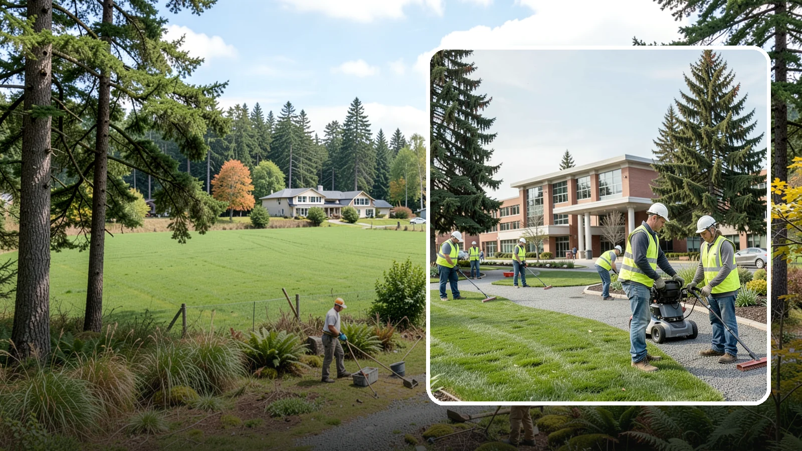 Library Grounds Maintenance in Lyman, Skagit County, WA - Grounds maintenance for public library branches and library district facilities throughout Western Washington.