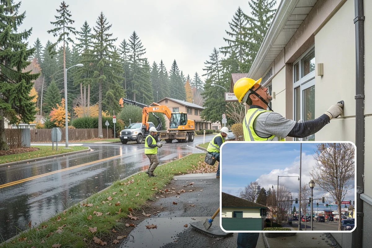 Library Grounds Maintenance in Marysville, Snohomish County, WA - Inviting, hazard-free entrances for patrons of all ages
