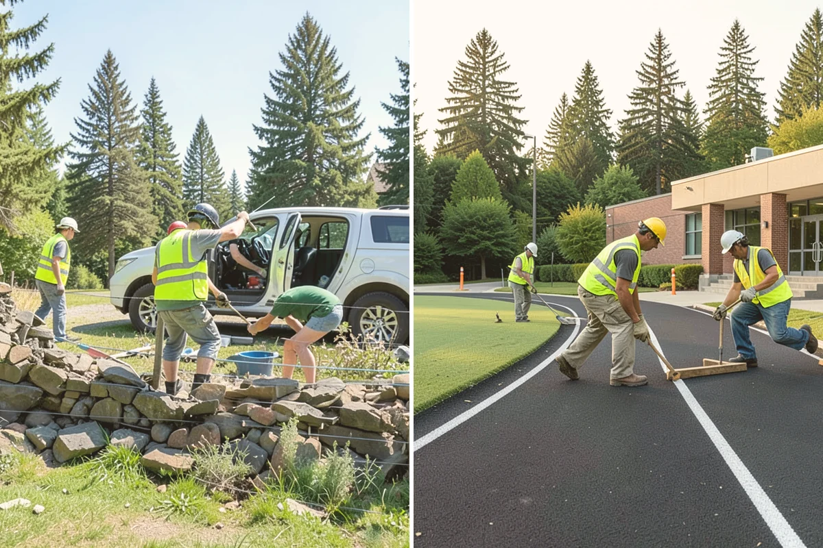 Library Grounds Maintenance in Newcastle, King County, WA - Review branch grounds and programming schedules with library staff