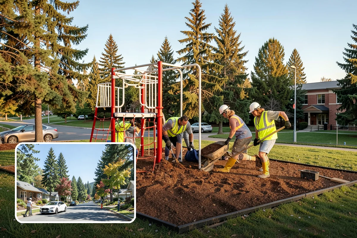 Library Grounds Maintenance in Orting, Pierce County, WA - Inviting, hazard-free entrances for patrons of all ages