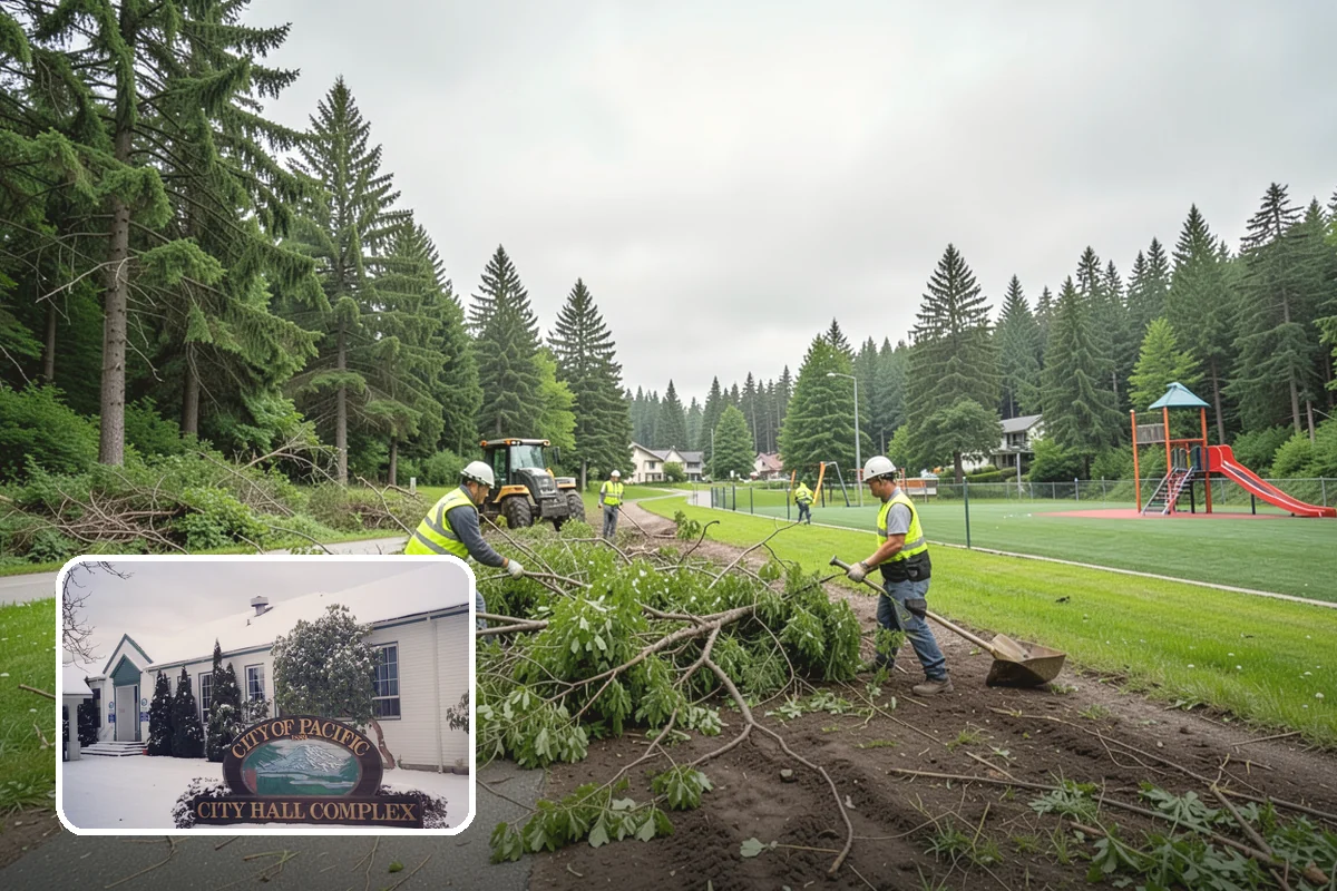 Library Grounds Maintenance in Pacific, King County, WA - Inviting, hazard-free entrances for patrons of all ages