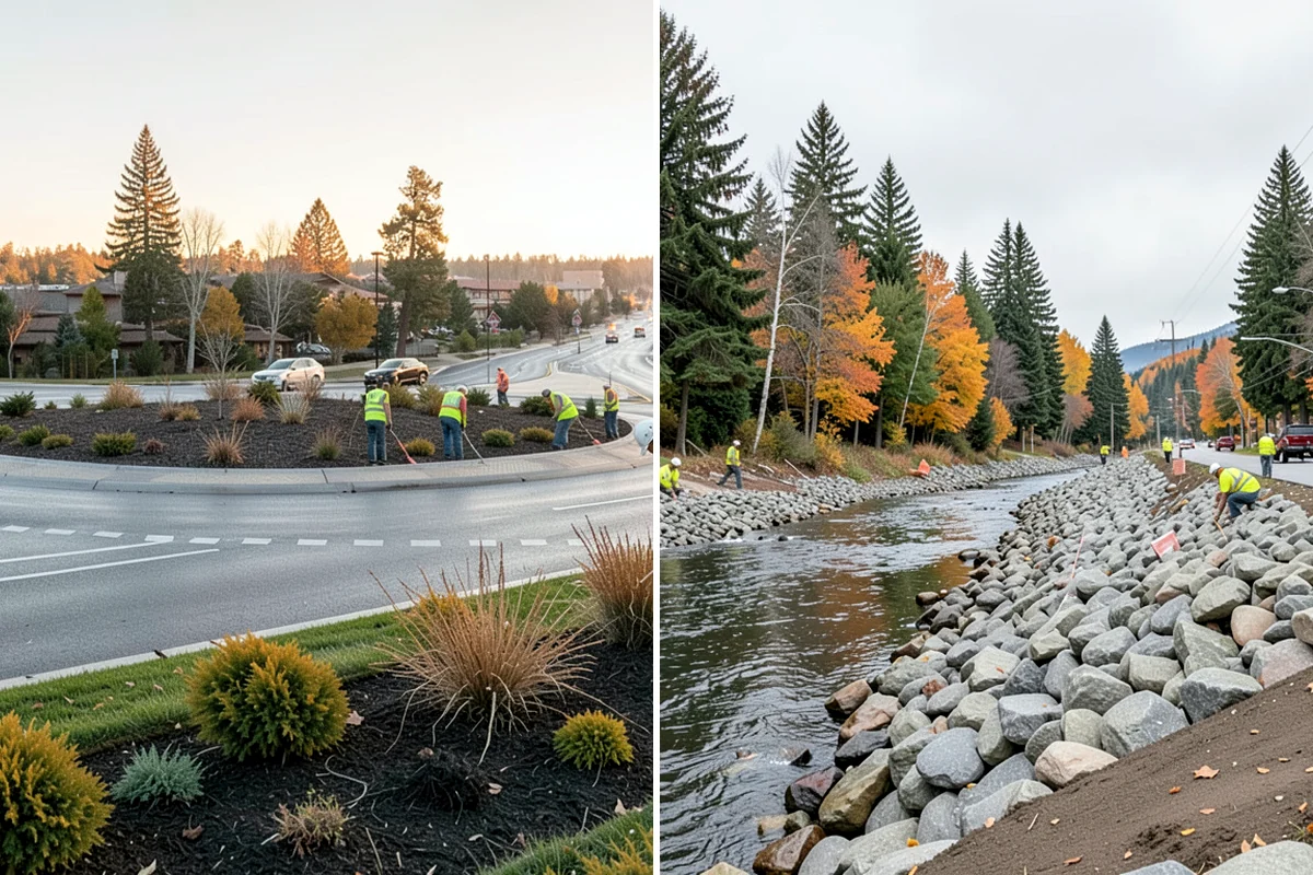 Library Grounds Maintenance in Seattle, King County, WA - Review branch grounds and programming schedules with library staff