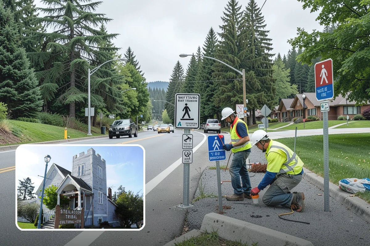 Library Grounds Maintenance in Steilacoom, Pierce County, WA - Inviting, hazard-free entrances for patrons of all ages