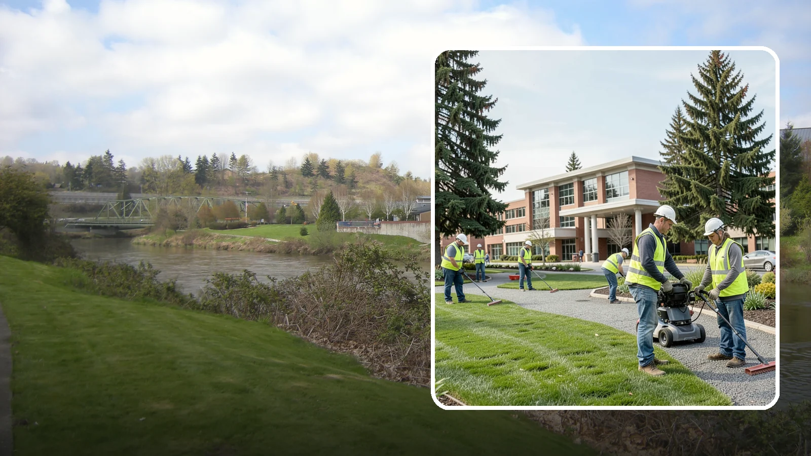 Library Grounds Maintenance in Tukwila, King County, WA - Grounds maintenance for public library branches and library district facilities throughout Western Washington.