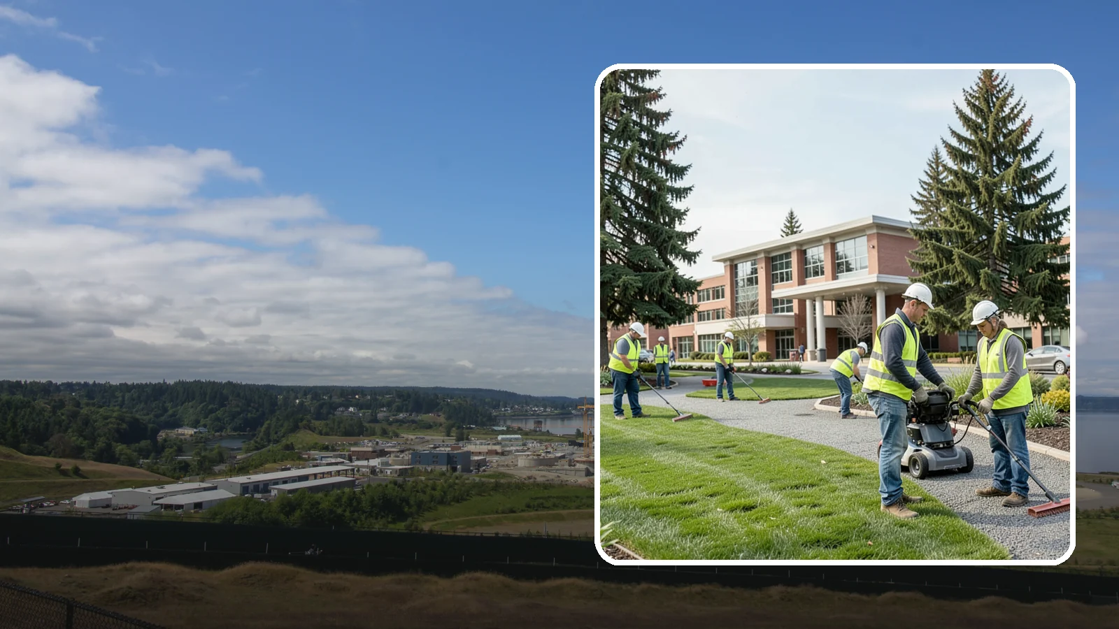 Library Grounds Maintenance in University Place, Pierce County, WA - Grounds maintenance for public library branches and library district facilities throughout Western Washington.
