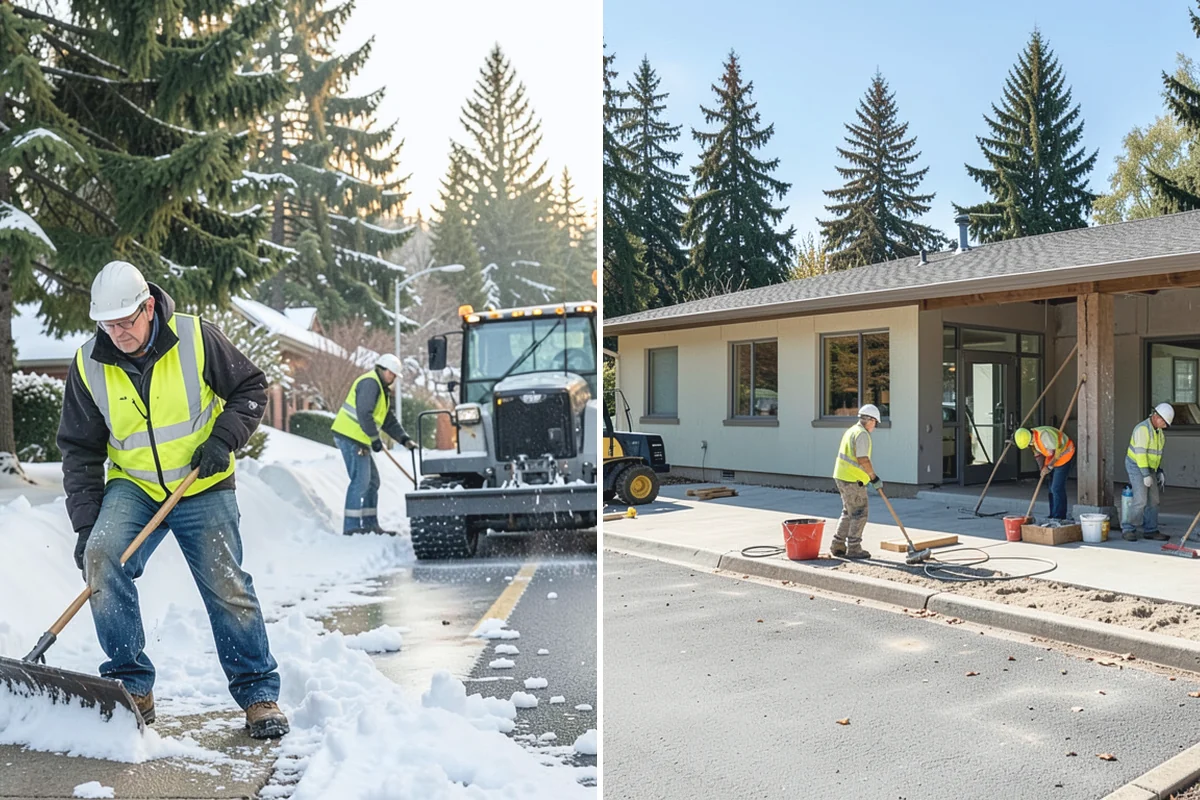 Library Grounds Maintenance in Woodinville, King County, WA - Review branch grounds and programming schedules with library staff