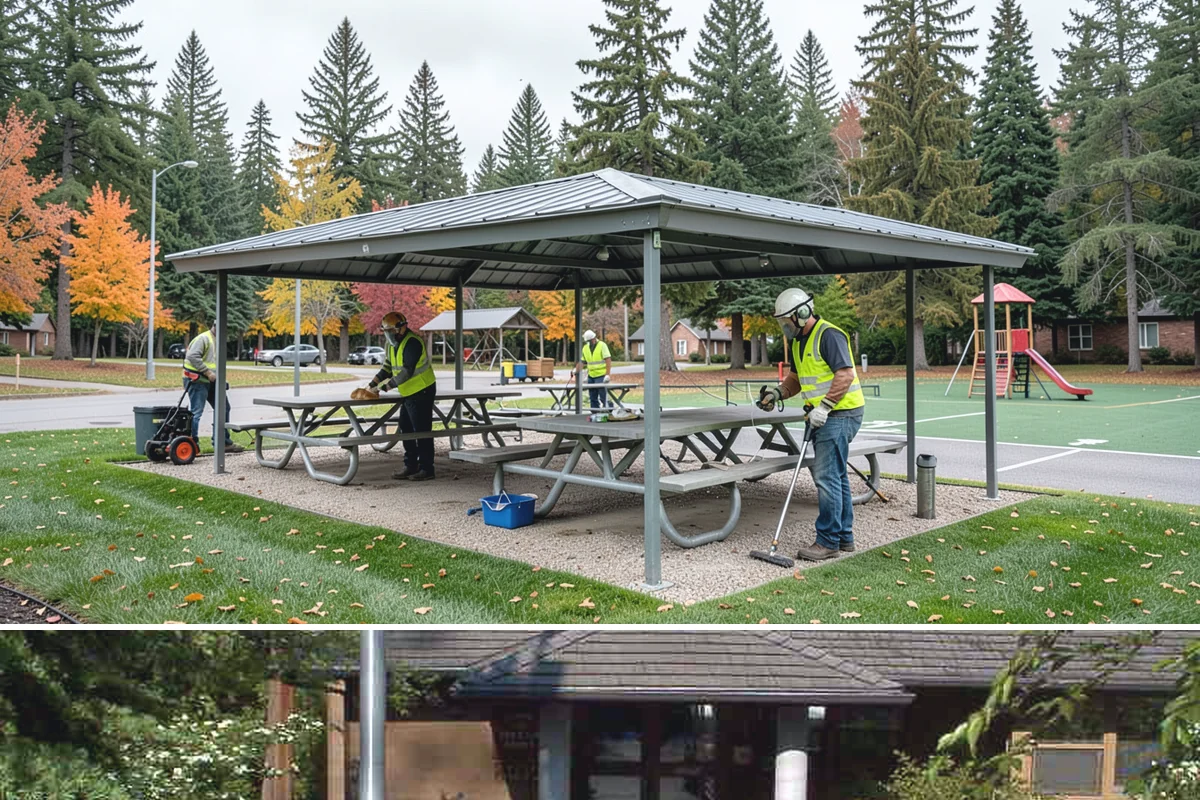Library Grounds Maintenance in Yarrow Point, King County, WA - Spring planting refreshes entry beds before summer reading programs draw peak foot traffic.