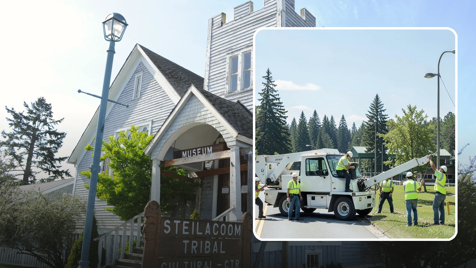 Lighting Inspections in Steilacoom, Pierce County, WA - Systematic audits of public lighting assets to identify failures, hazards, and energy improvement opportunities.