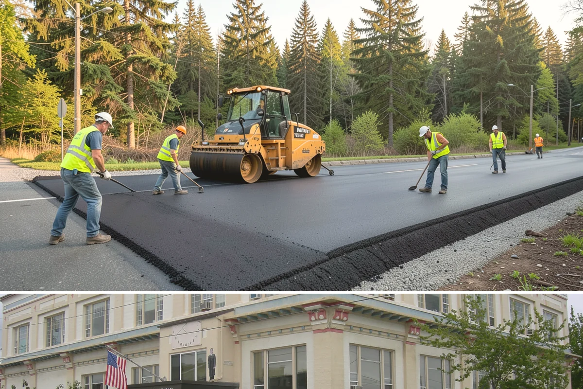 Line Striping in Anacortes, Skagit County, WA - Dry-weather months from late spring through early fall provide the best paint adhesion and cure conditions.